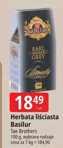 E.Leclerc Herbata liściasta earl grey Basilur oferta
