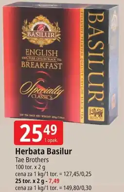 E.Leclerc Herbata english breakfast Basilur oferta