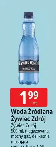 E.Leclerc Woda delikatnie musująca Żywiec Zdrój oferta
