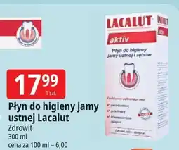 E.Leclerc Płyn do higieny jamy ustnej Lacalut Aktiv oferta