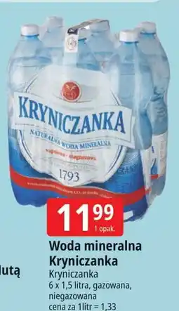 E.Leclerc Woda gazowana Kryniczanka oferta