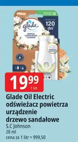 E.Leclerc Odświeżacz powietrza sensual sandalwood & jasmine Glade By Brise Essential Oil oferta