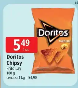E.Leclerc Chipsy kukurydziane o smaku serowym Doritos oferta