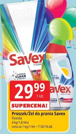 E.Leclerc Płyn do prania color Savex Premium oferta