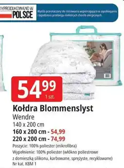 E.Leclerc Kołdra blommenlyst 220 x 200 cm Wendre oferta