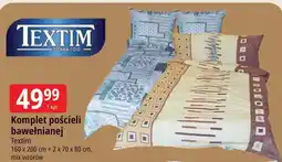 E.Leclerc Komplet pościeli bawełnianej 160 x 200 + 70 80 cm Textim oferta