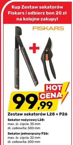 Bricomarche Zestaw sekatorów L28 + P26 oferta