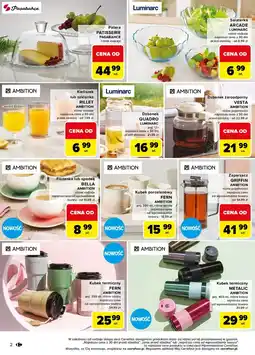 Carrefour Szklanka rillet 346 ml Ambition oferta