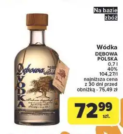 Carrefour Wódka Dębowa Polska oferta
