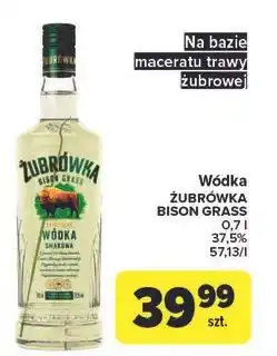 Carrefour Wódka Żubrówka Bison Grass oferta