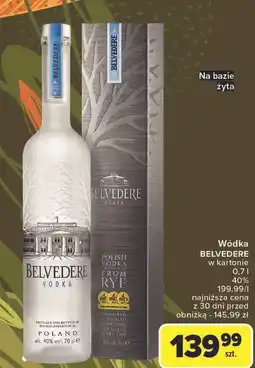 Carrefour Wódka - kartonik Belvedere oferta