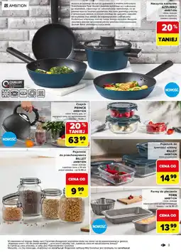 Carrefour Pojemnik szklany rillet Ambition oferta