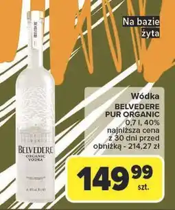 Carrefour Wódka Belvedere Organic oferta