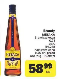 Carrefour Brandy Metaxa 5 oferta