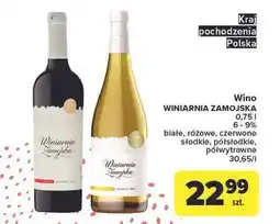 Carrefour Wino Winiarnia Zamojska Czarna Porzeczka oferta