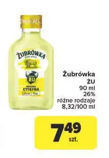Carrefour Wódka Żubrówka Kwaśna Cytryna oferta