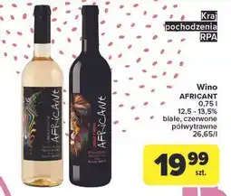 Carrefour Wino Africant Pinotage oferta