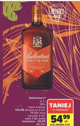 Carrefour Whisky Ballantine's Sweet Blend oferta