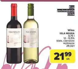 Carrefour Wino Isla Negra Sauvignon Blanc Chardonnay oferta