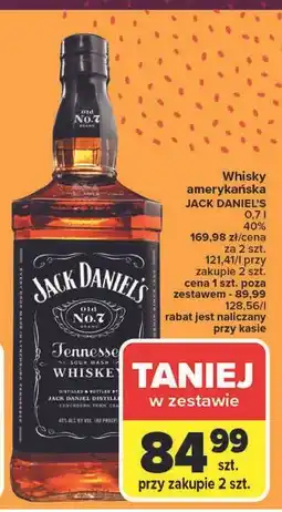 Carrefour Whiskey Jack Daniel's Old No. 7 oferta
