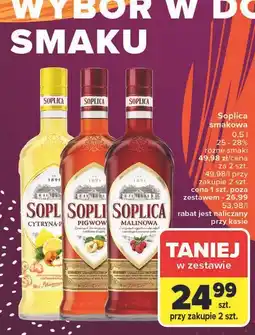 Carrefour Wódka Soplica Malinowa oferta