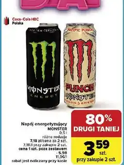 Carrefour Napój energetyczny Monster Energy Pacific Punch oferta