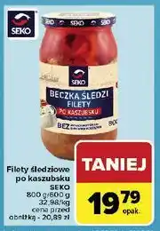 Carrefour Beczka śledzi po kaszubsku Seko oferta