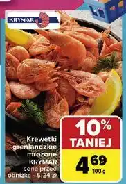 Carrefour Krewetki grenlandzkie Krymar oferta