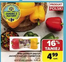 Carrefour Papryka żółta i czerwona Jakość Z Natury Carrefour oferta