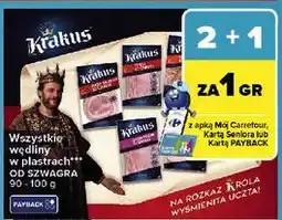 Carrefour Szynka krucha od szwagra Krakus Animex oferta