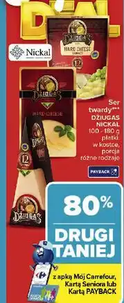 Carrefour Ser dojrzewający tarty twardy Dziugas oferta