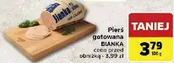 Carrefour Pierś z indyka gotowana bianka Indykpol oferta