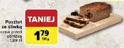 Carrefour Pasztet ze śliwką oferta