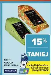 Carrefour Ser gouda z zielonym pesto oferta