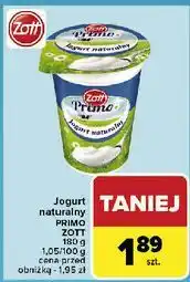 Carrefour Jogurt naturalny Zott Primo oferta