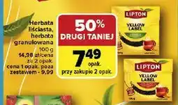 Carrefour Herbata liściasta Lipton Yellow Label Tea oferta
