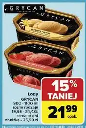 Carrefour Lody waniliowe Grycan oferta