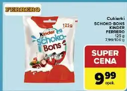 Carrefour Cukierki czekoladowe Kinder Schoko-Bons oferta