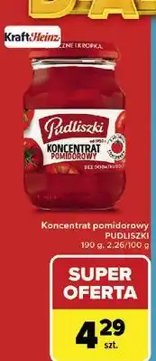 Carrefour Koncentrat pomidorowy 30% Pudliszki oferta