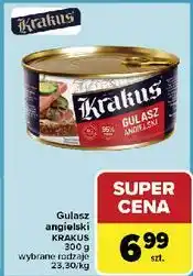 Carrefour Gulasz angielski Krakus Animex oferta