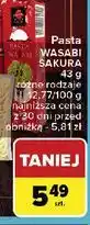 Carrefour Pasta wasabi Sakura oferta