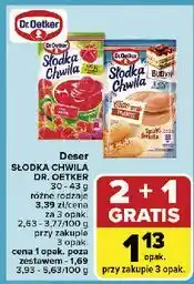 Carrefour Budyń tiramisu Dr. Oetker Słodka Chwila oferta