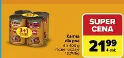 Carrefour Karma dla psa wołowina + kurczak w galarecie Pedigree oferta
