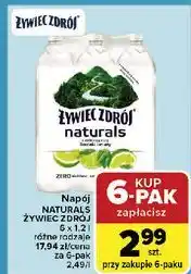 Carrefour Woda z nutą limonki i mięty Żywiec Zdrój Naturals oferta