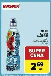 Carrefour Woda truskawkowa Kubuś Waterrr oferta