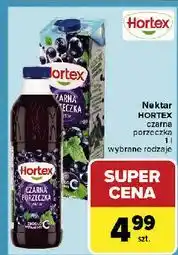 Carrefour Nektar czarna porzeczka Hortex oferta