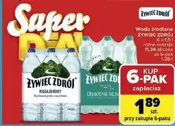 Carrefour Woda delikatnie musująca Żywiec Zdrój oferta