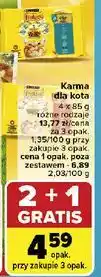 Carrefour Karma dla kota wołowina Friskies Purina oferta
