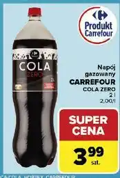 Carrefour Napój cola zero Carrefour oferta