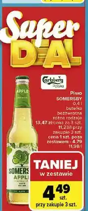 Carrefour Piwo Somersby Apple oferta